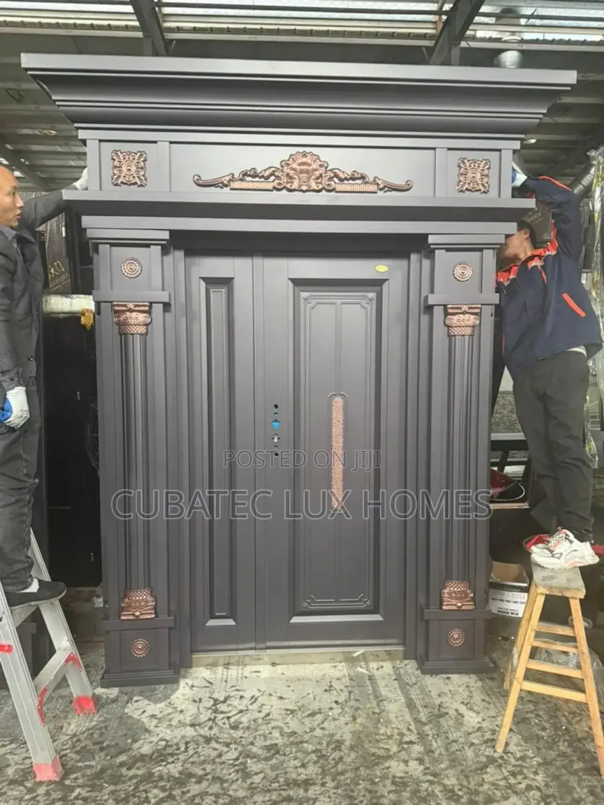 4ft Semi Bulletproof Copper Door With Arc