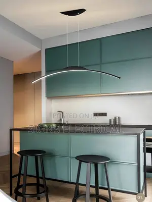 Long Strip Led Chandeliers Home Hanging Pendant
