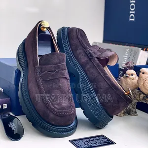 Dior Luxury Suede Coffee Brown Shoe