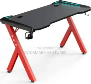 Computer Table With Lead Light.