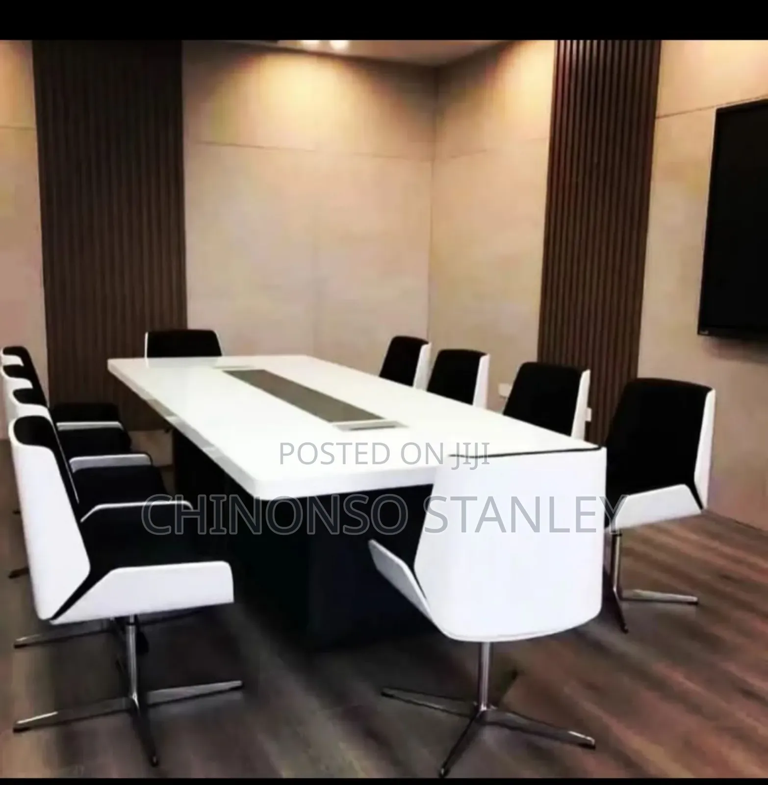 Executive Conference Table 3mtr and 10 Chairs