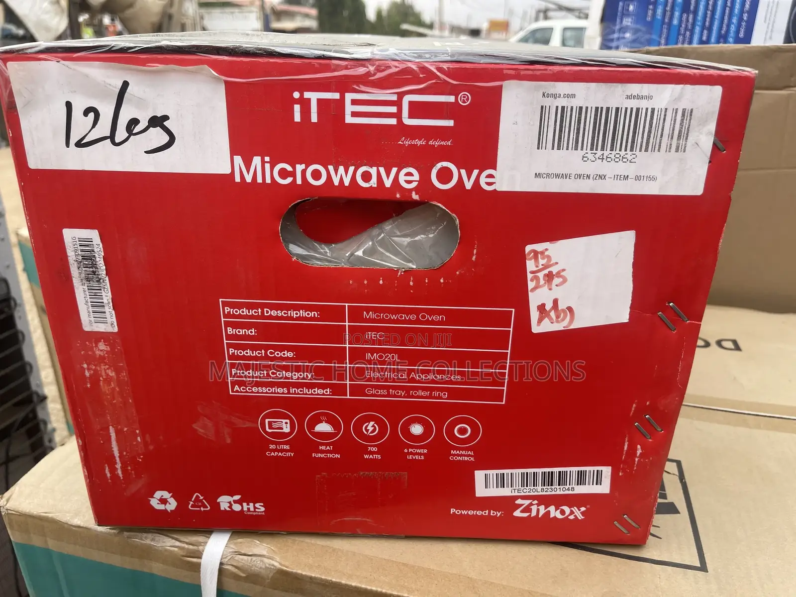 20 LTRS Itec Microwave Oven