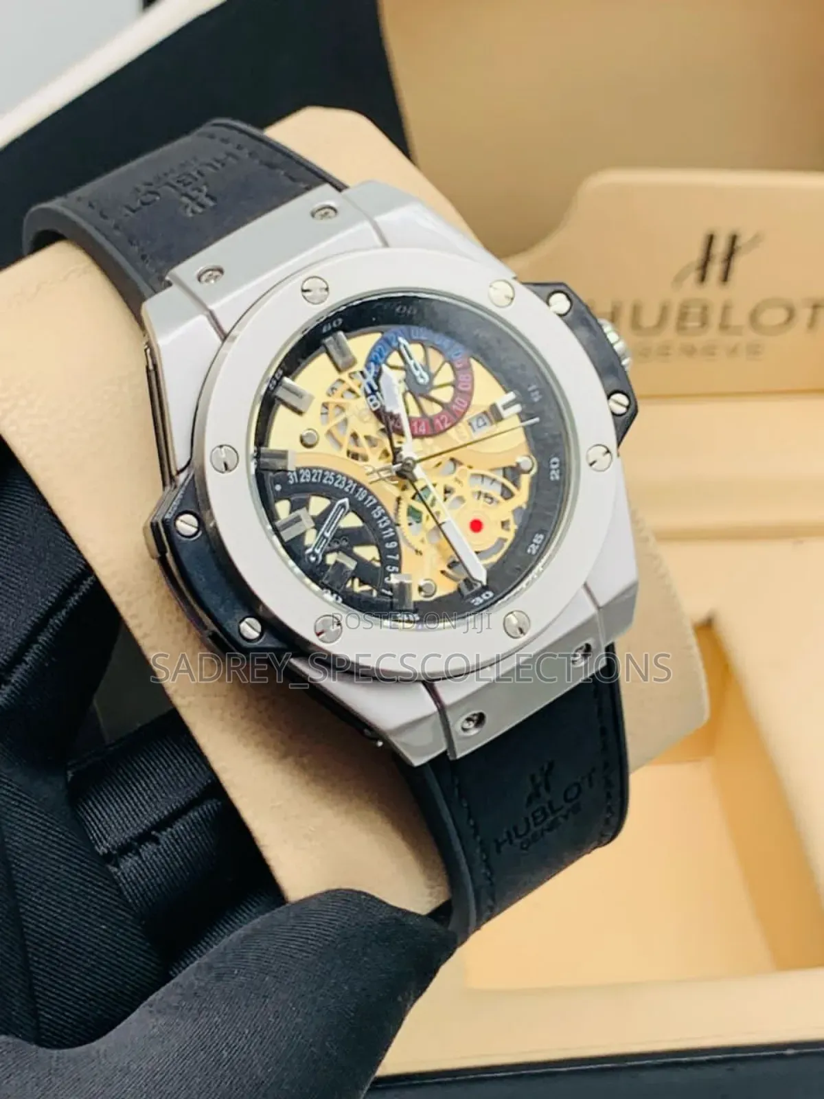 Hublot Leather Watch
