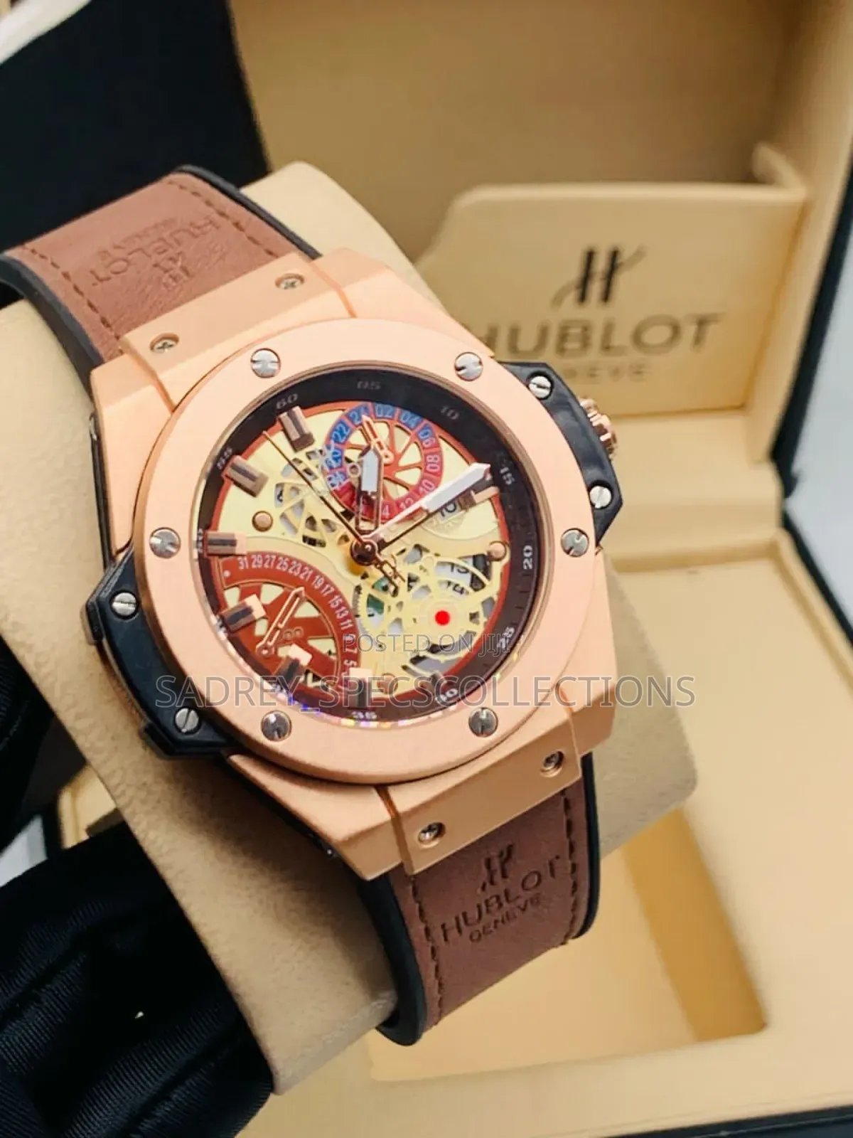 Hublot Leather Watch