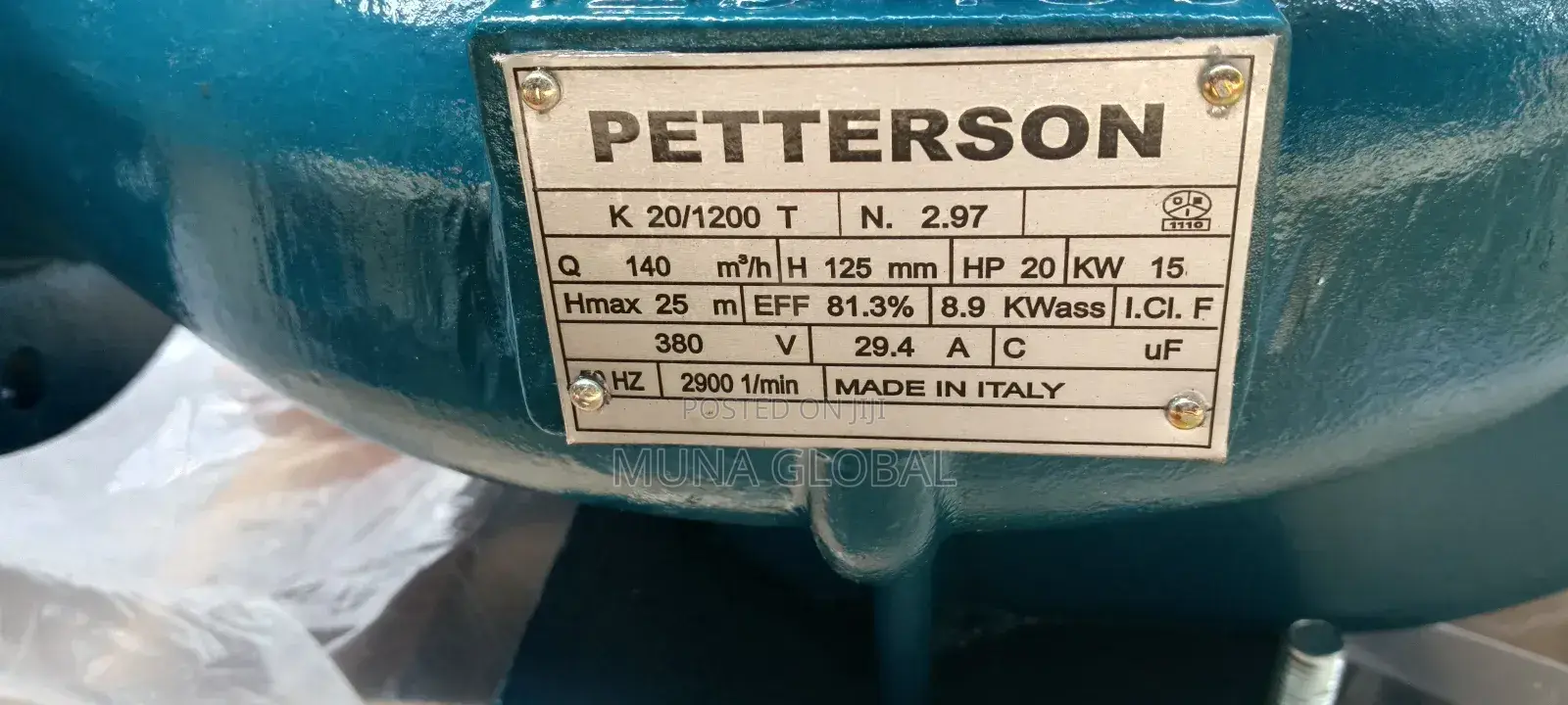 20hp Inline Pump
