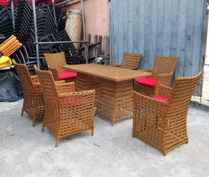 Photo - Rattan Dining Outdoor Set by 6 Chairs