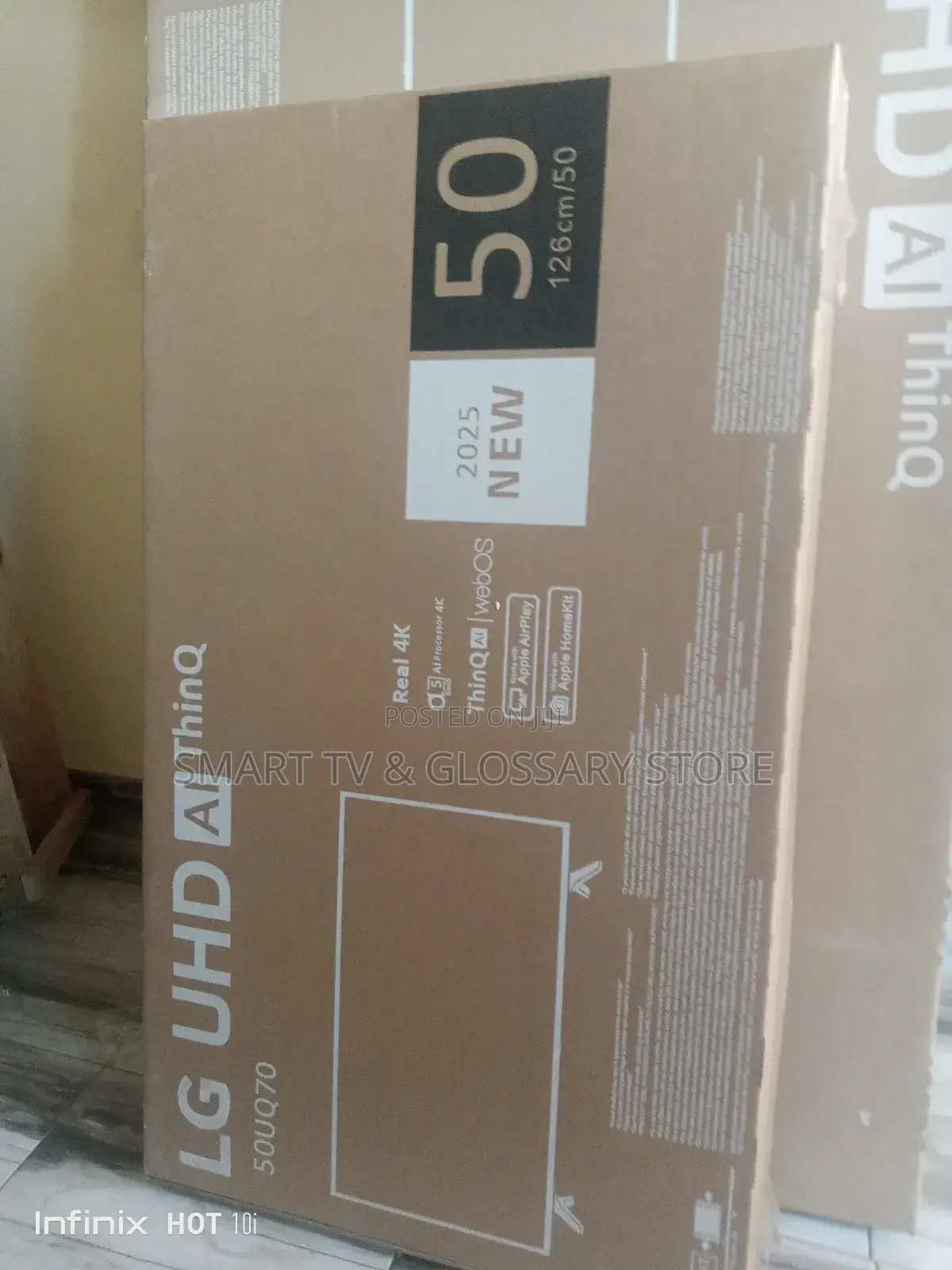 50 Inches With Solid Uhd Up Right