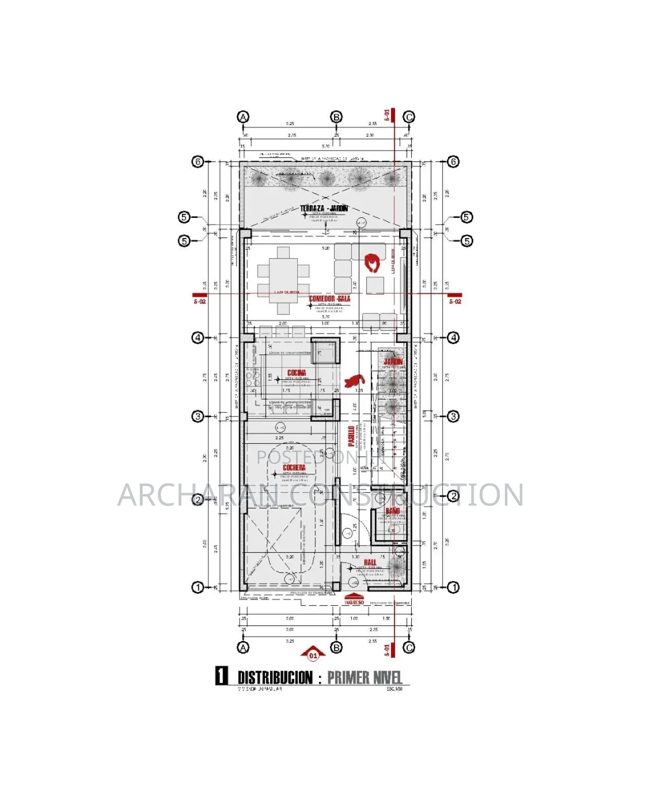 Duplex on a Half a Plot of Land