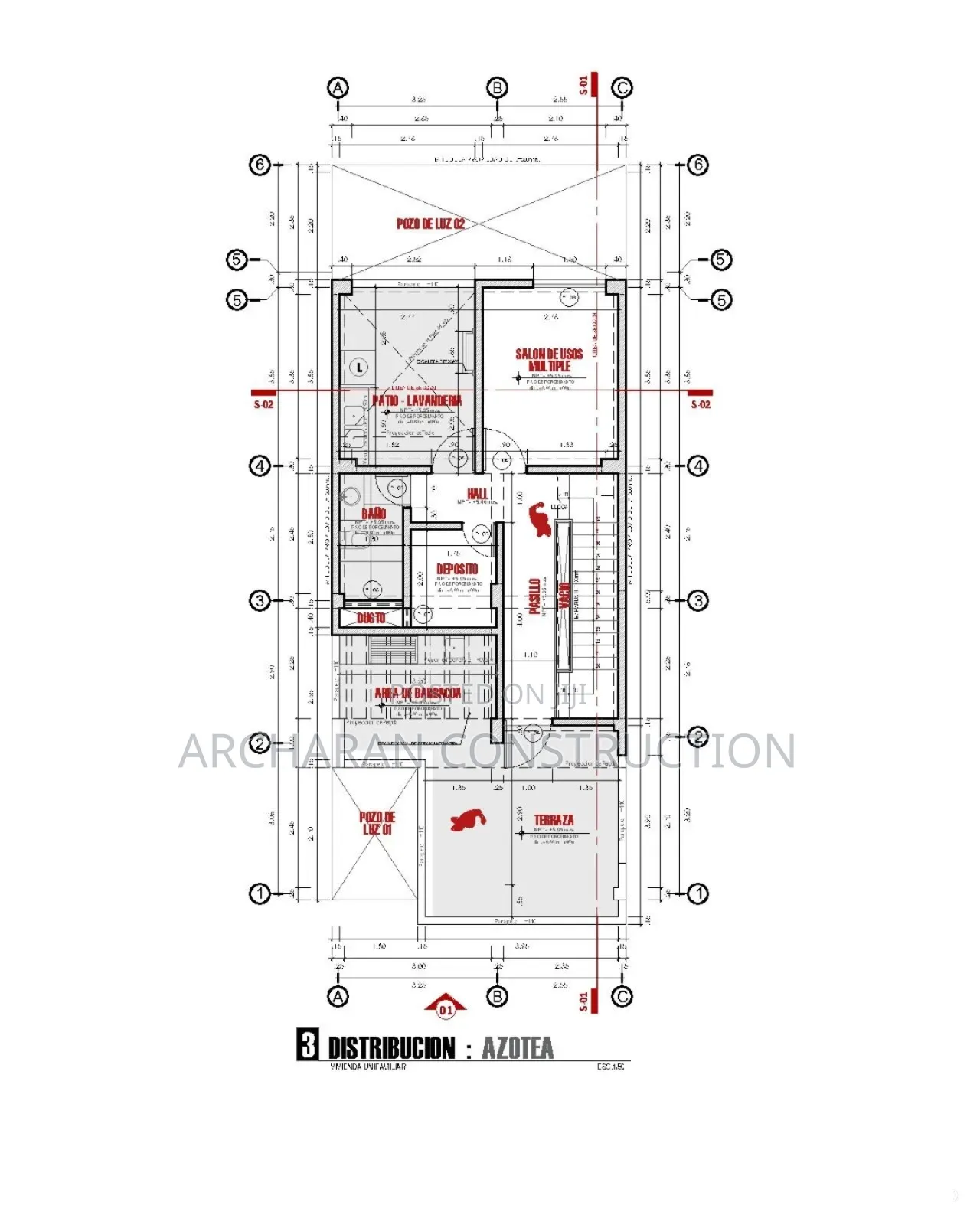 Duplex on a Half a Plot of Land