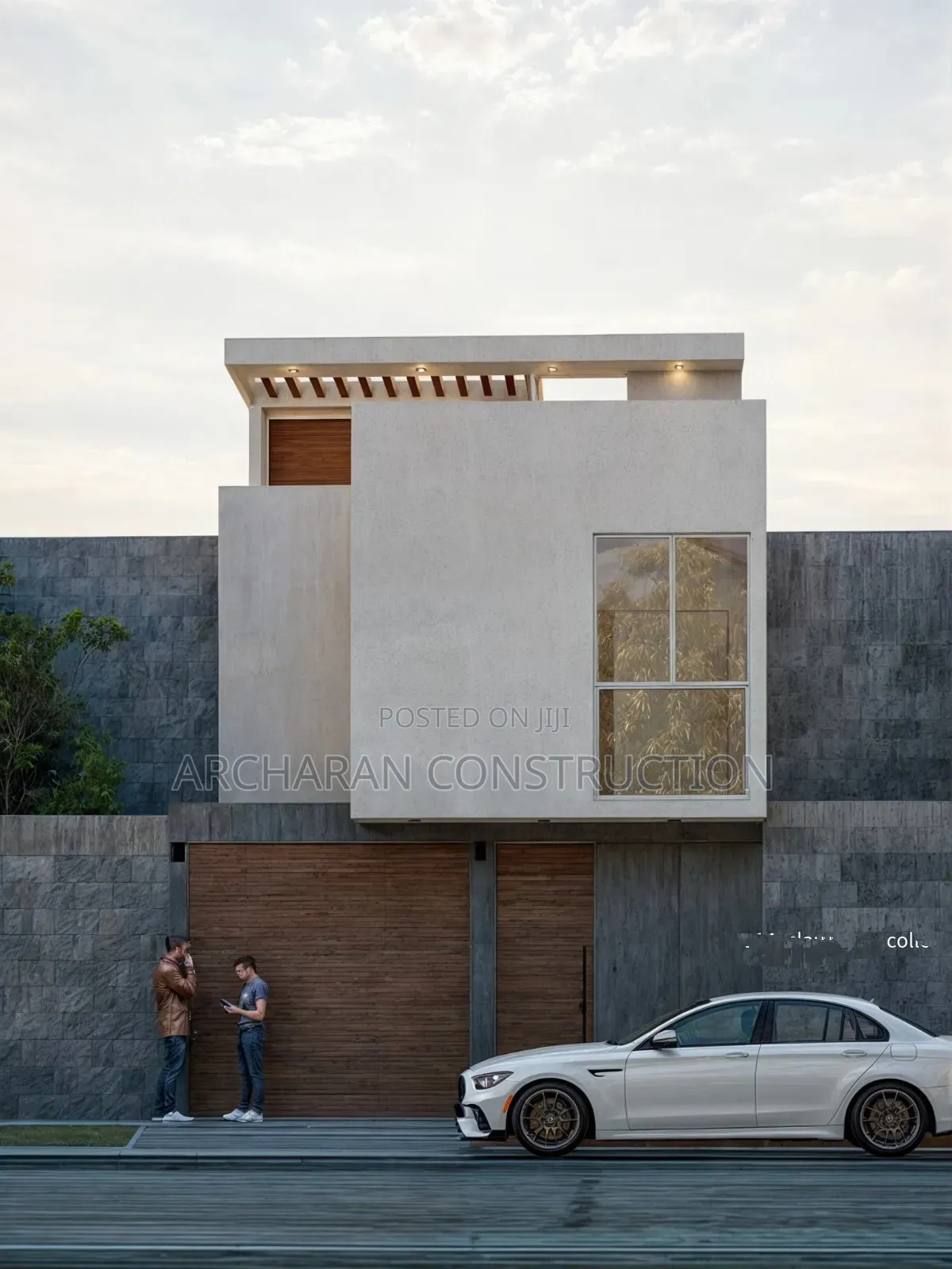 Duplex on a Half a Plot of Land