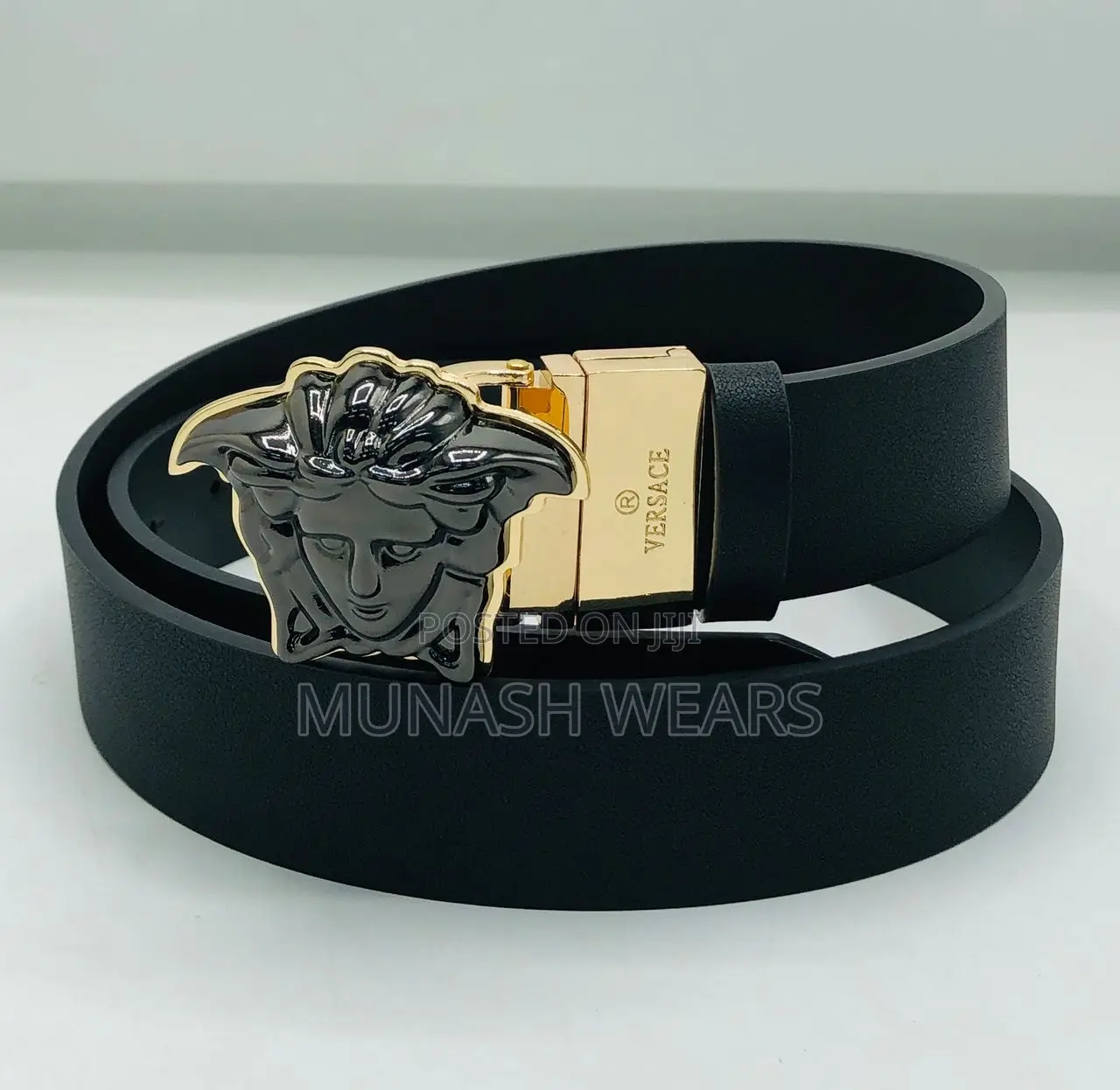 Original Leather Versace Belt