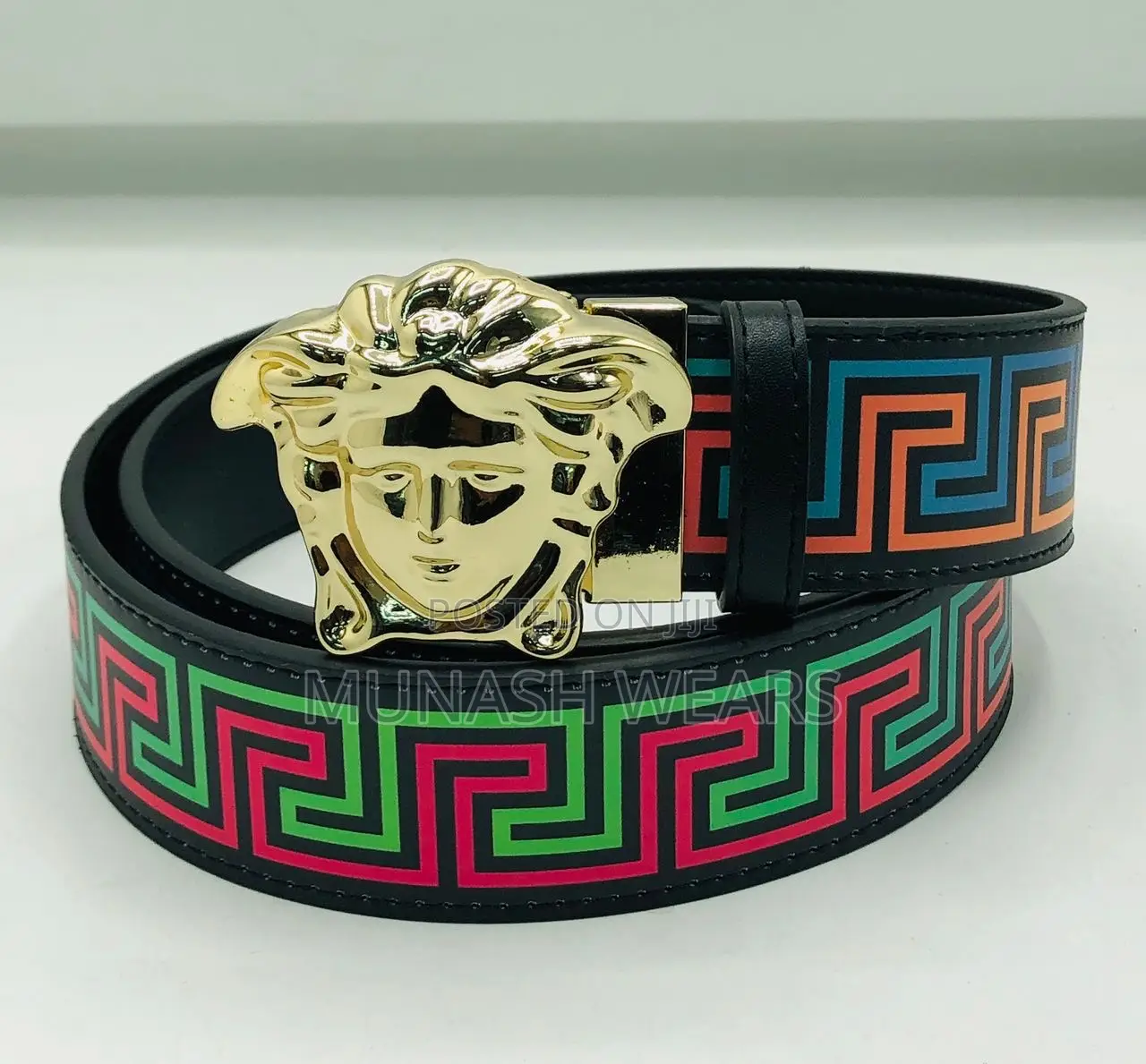 Original Leather Versace Belt