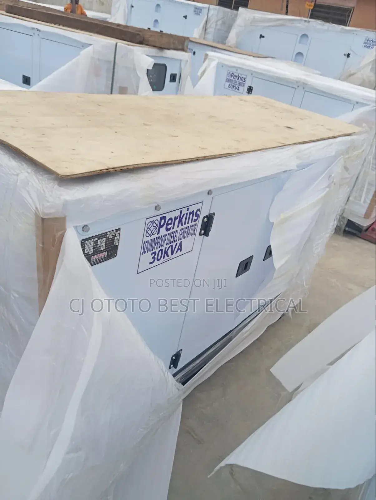 Perkins Generator Soundproof 30kva , 100%Copper