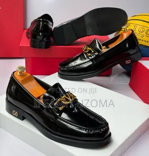 Valentino Black Corporate Shoe