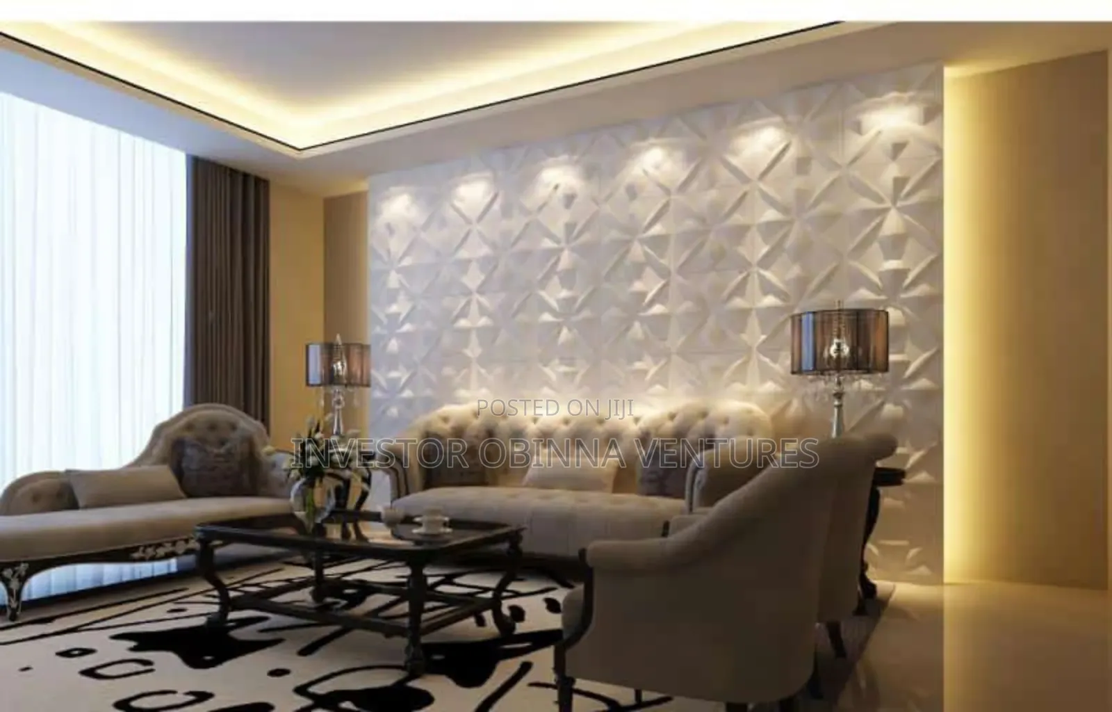 3d Panel Per Square Meter 9,500 Naira