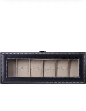 6 Slot Leather Storage Watch Box