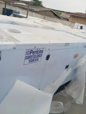 50kva Perkins Generator Soundproof Brand New, Original