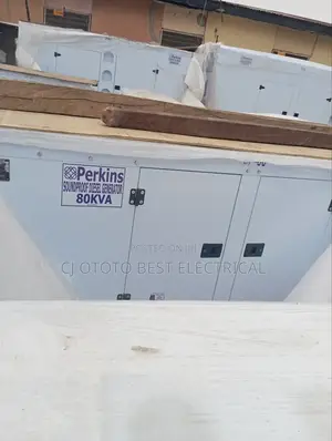 Complete 80kva Perkins Generator Soundproof 2 Years Warranty