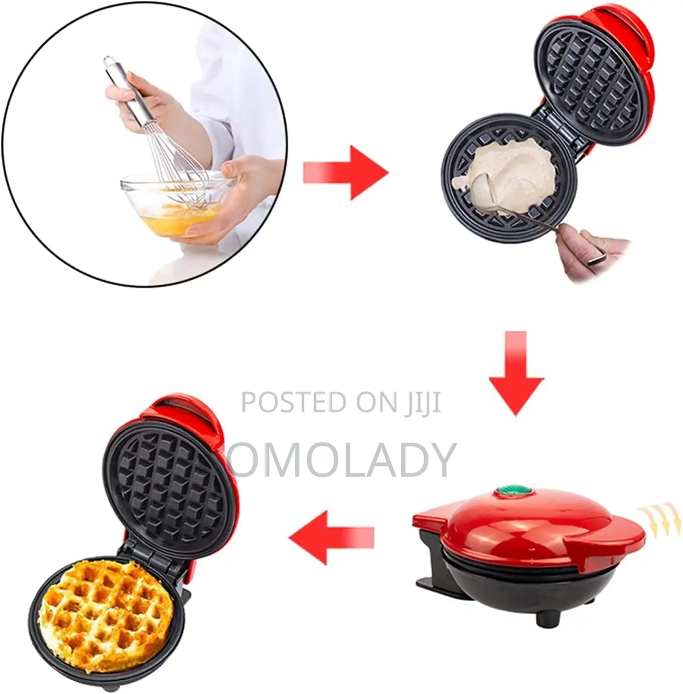 Automatic Mini Waffle Maker Machine
