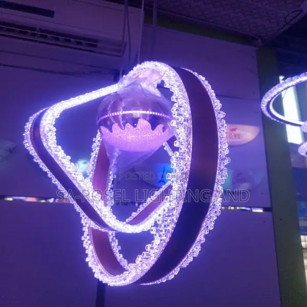 Big Double Ring Led Droplight Chandelier Fitting