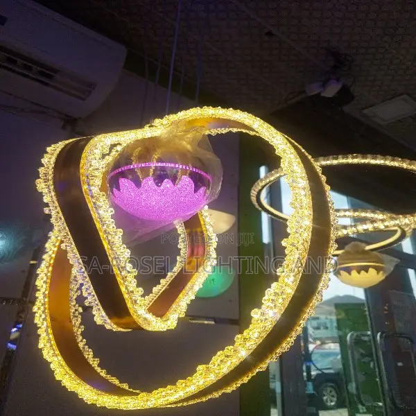 Big Double Ring Led Droplight Chandelier Fitting