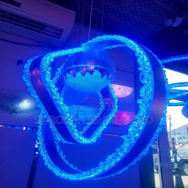 Big Double Ring Led Droplight Chandelier Fitting