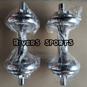10kg Adjustable Chrome Dumbbell Set