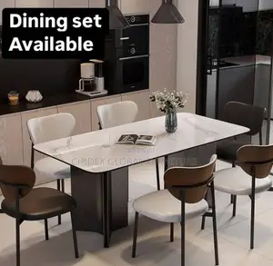 Marble Top Dining Table Set