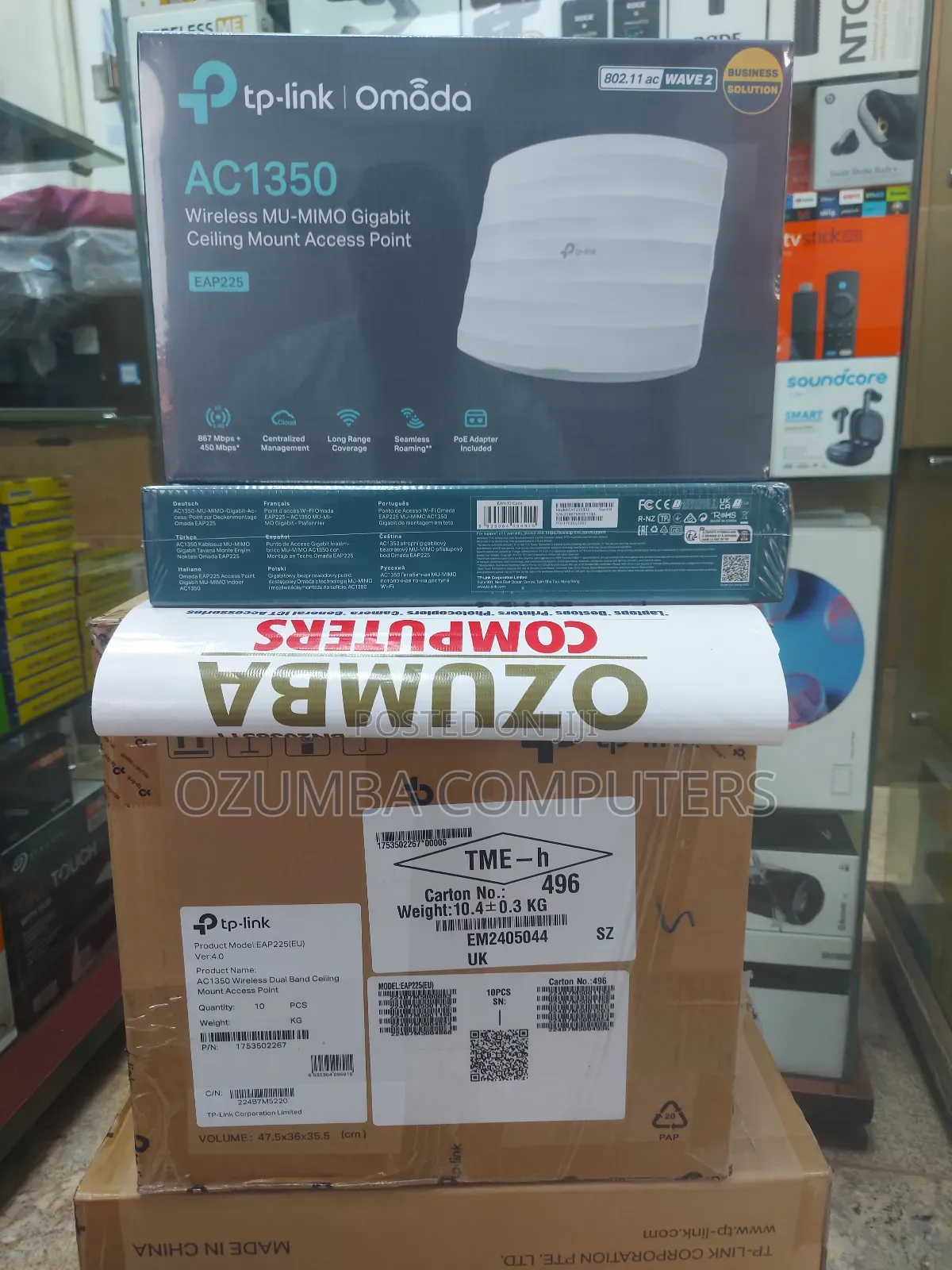 Tp-Link Ac1350 Wireless Mu-Mimo Ceiling Mount Access Point