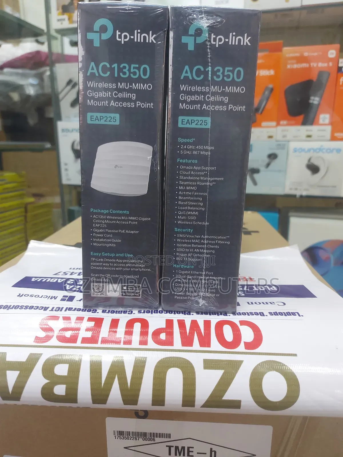 Tp-Link Ac1350 Wireless Mu-Mimo Ceiling Mount Access Point