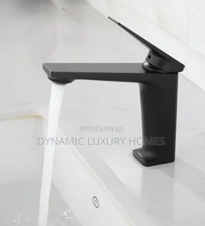 Heavy Gauge Quality Black Basin Mixer Faucet