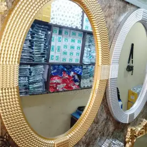 Round Decorative Wall Mirrors – Gold Silver Frames