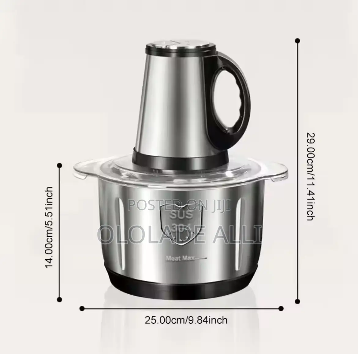 6l Food Processor Garlic