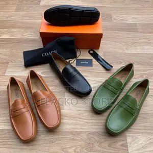 Original Coach Loafers Leather Sheos