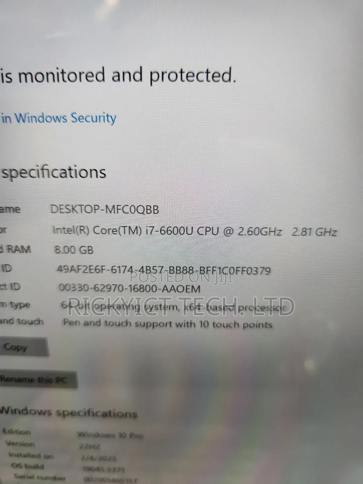 Laptop Microsoft Surface Laptop 6 8GB Intel Core I7 SSD 256GB