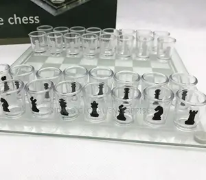 Drinking Glass Chess Board Game