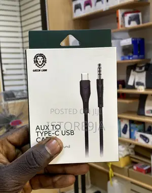 Green Lion Aux to Type-C Cable