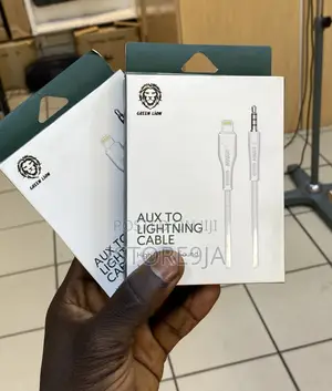 Green Aux to Lightning Cable