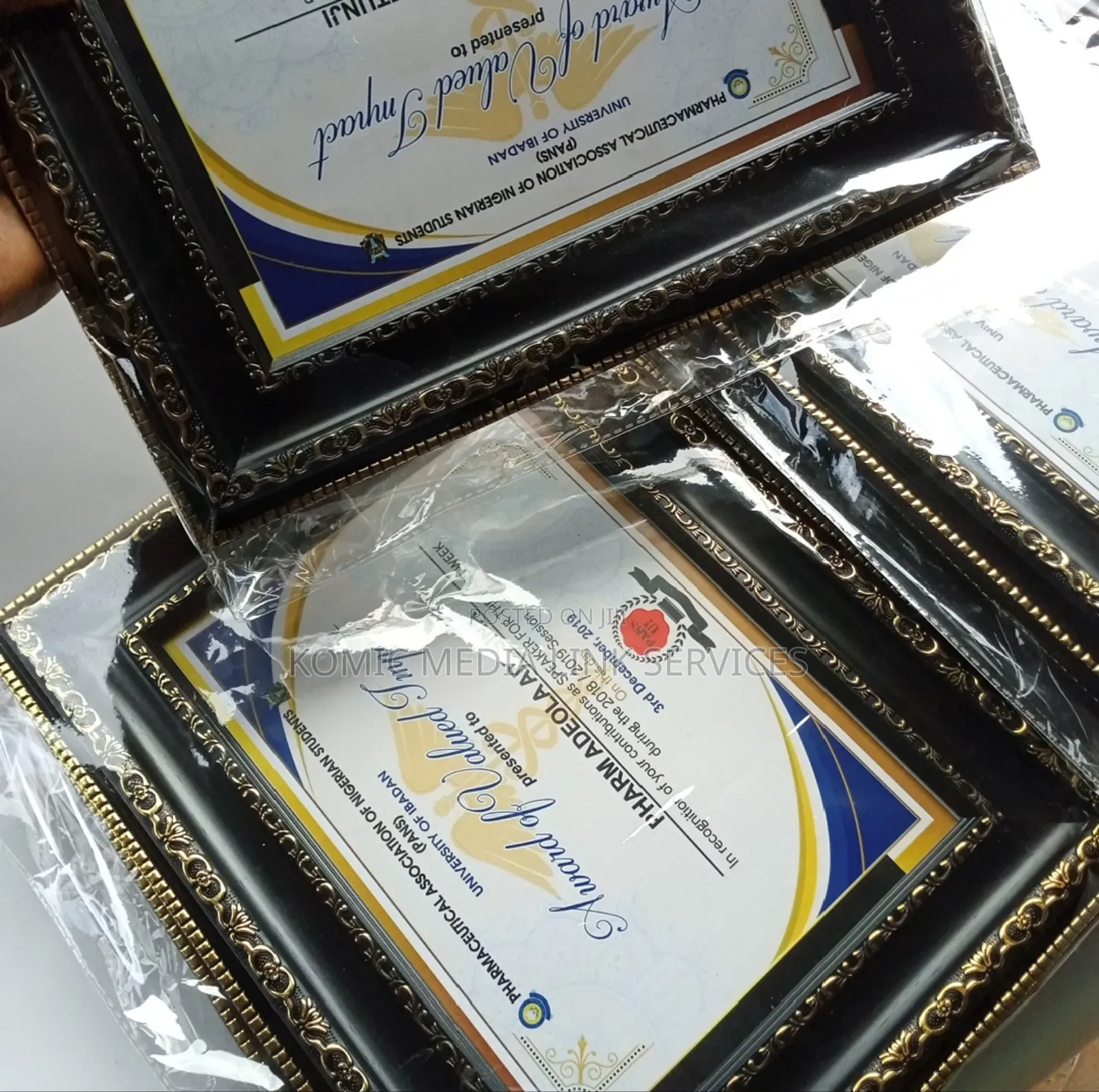 Awards and Plaque