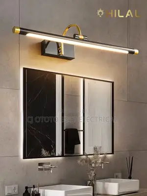 Massive Luxury Mirror Light, Black and Gold Body Available