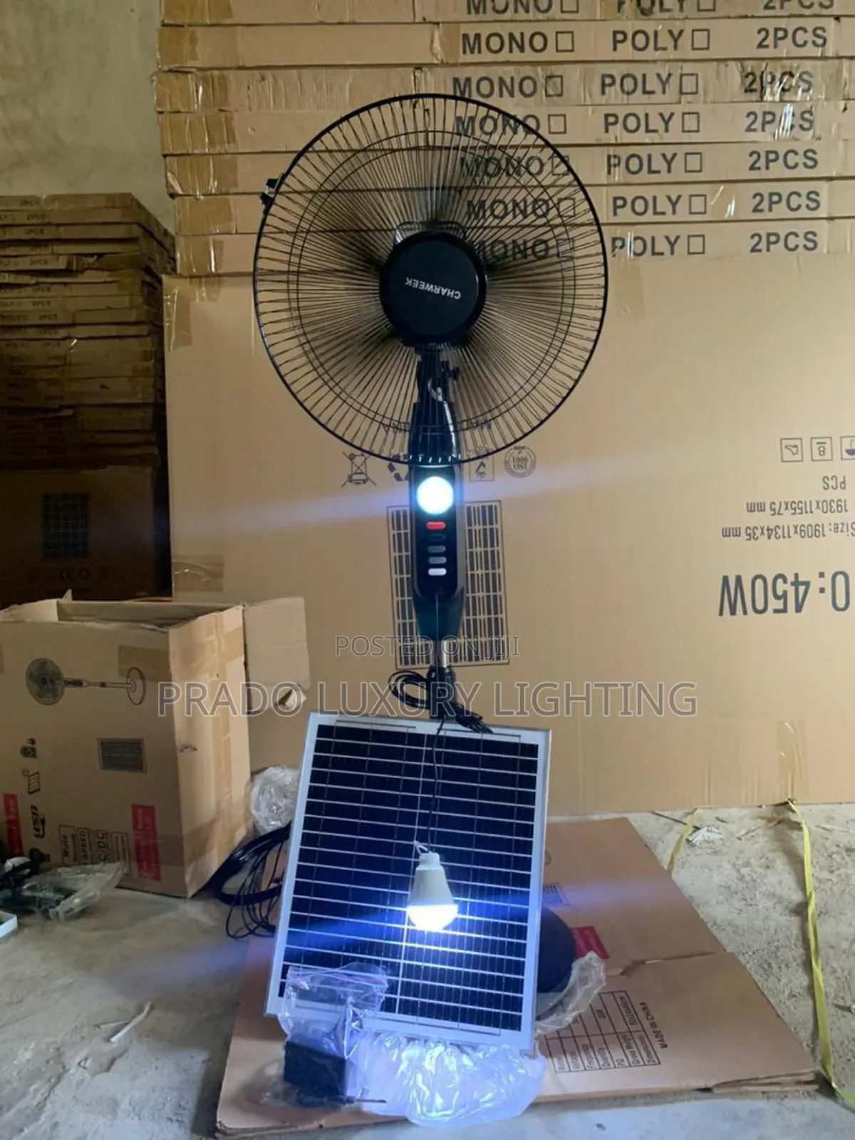 Charweek Black Fan