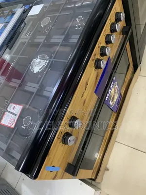 Maxi Wood 60x90 5 Burner Gas Cooker