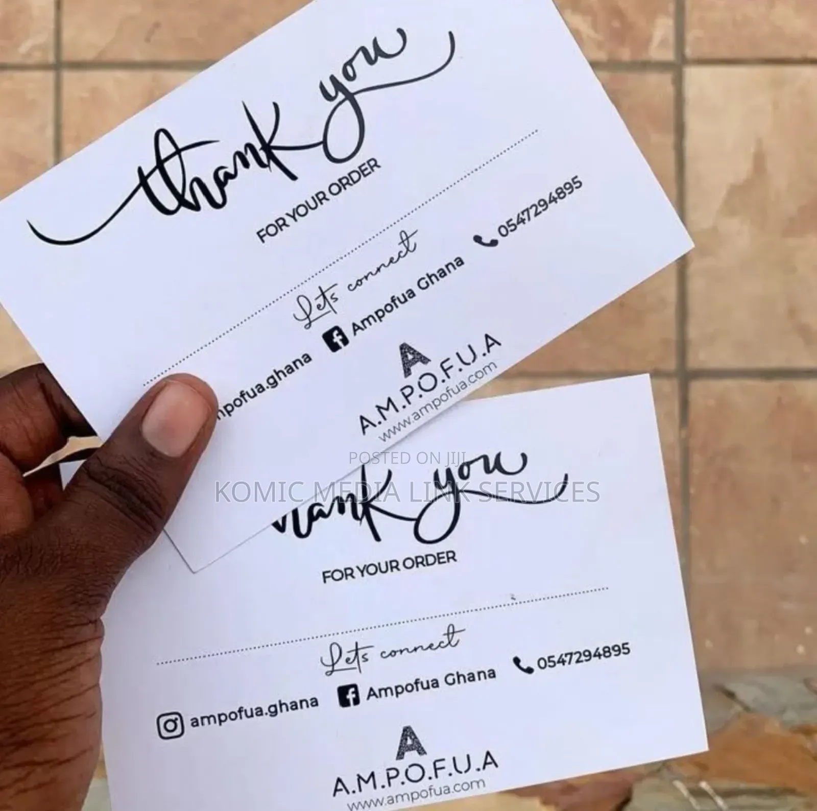 Thank You Card