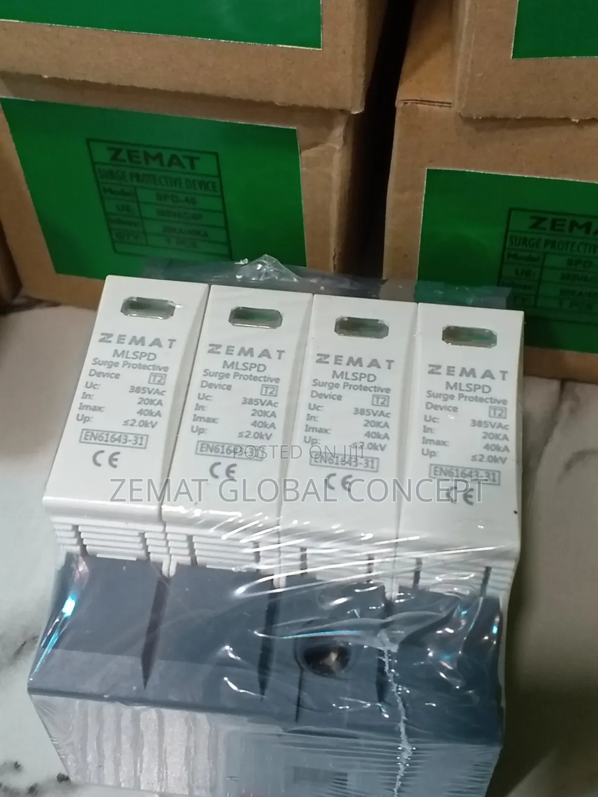 3phase 4pole 40ka Ac Surge Protective Device