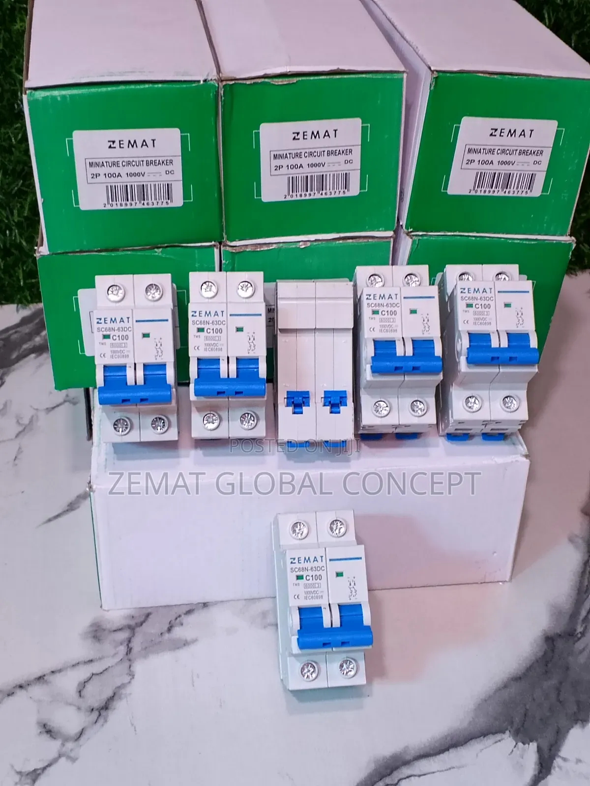100amps Dc Mcb Breaker 2poles