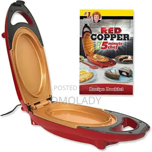 Red Copper 5-Minute Chef Electric Meal Cooker