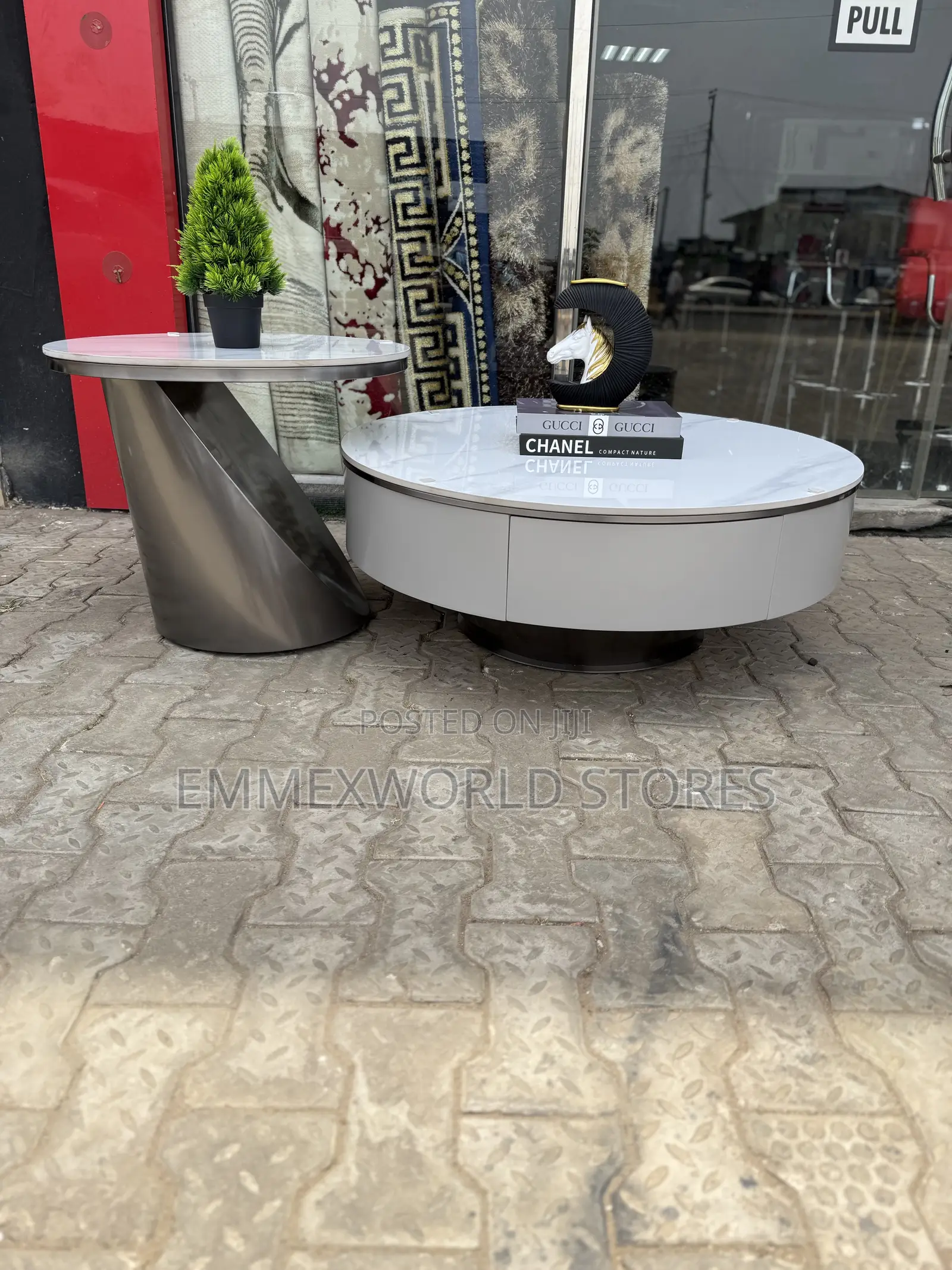 Luxury 2in1 Marble Center Table