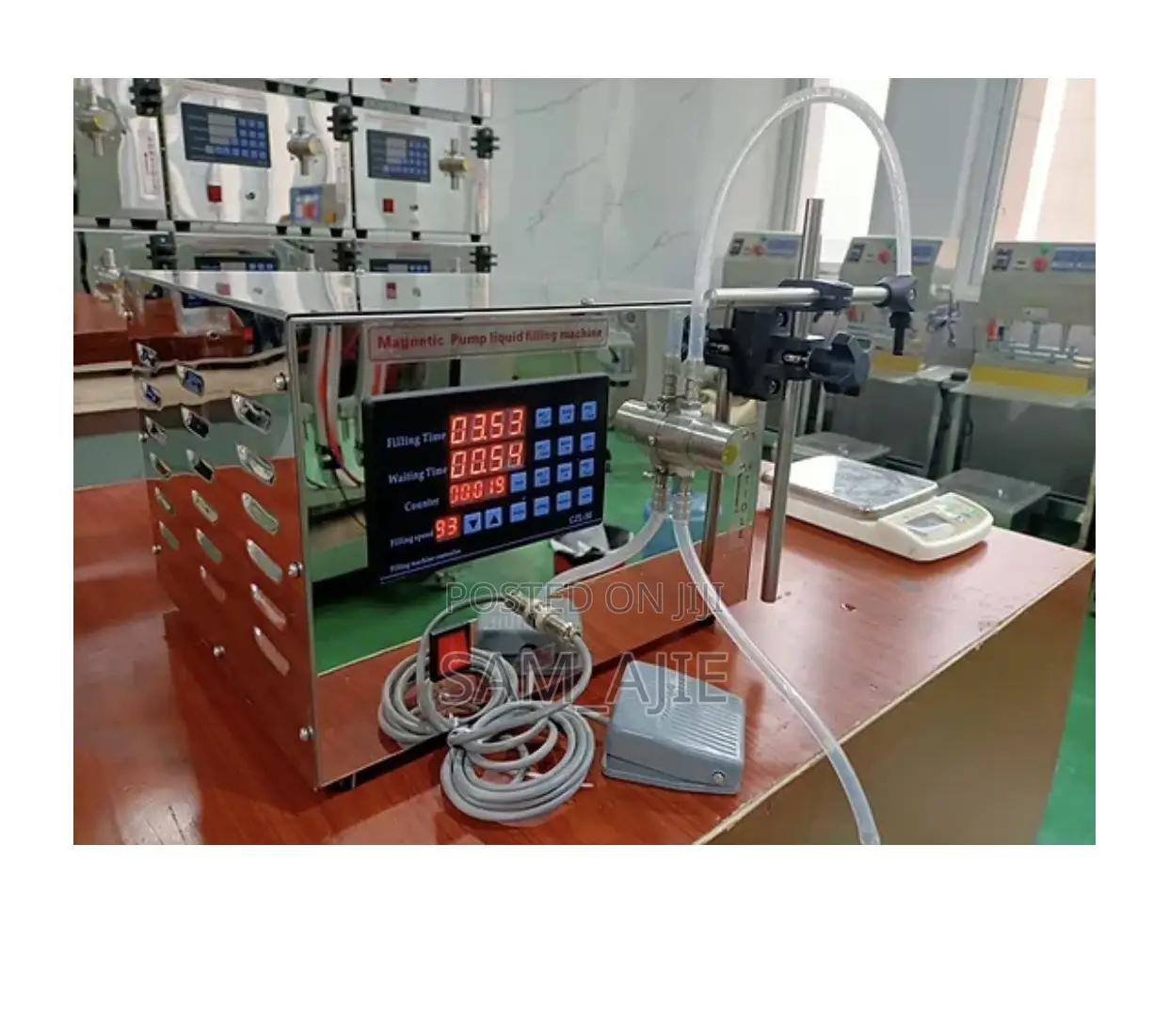 Liquid Filling Machine With Magnetic Pump
