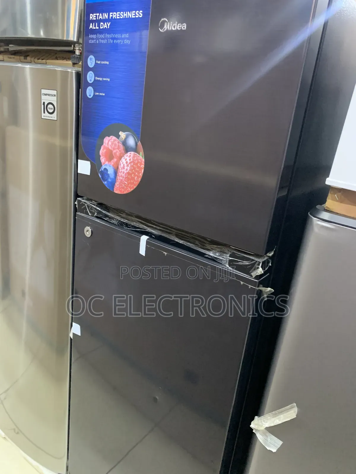 Midea Double Door Refrigerator 126l