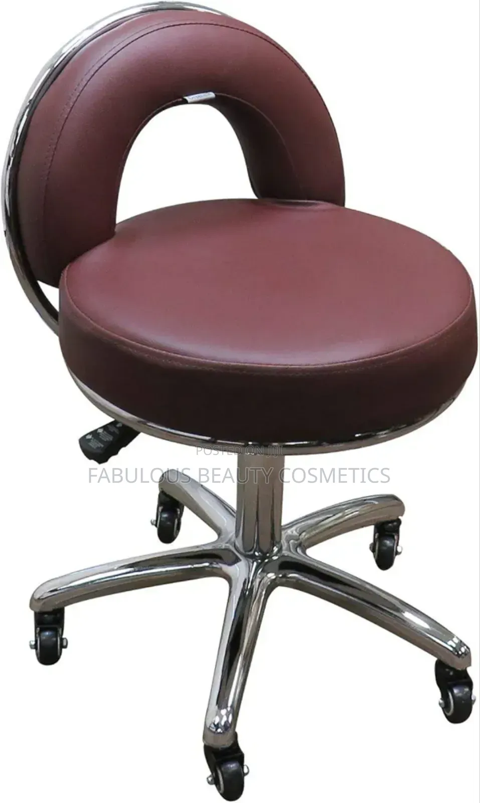 Deluxe Hydraulic Manicure Rolling Stool